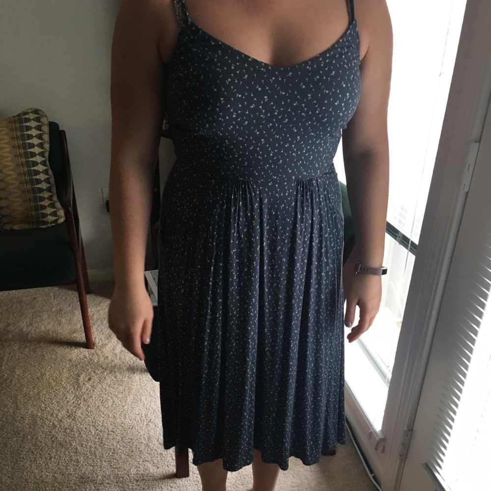 WORN ONCE Spaghetti Strap knee length dress